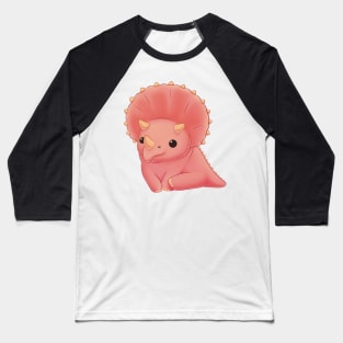 Cute Triceratops Baseball T-Shirt